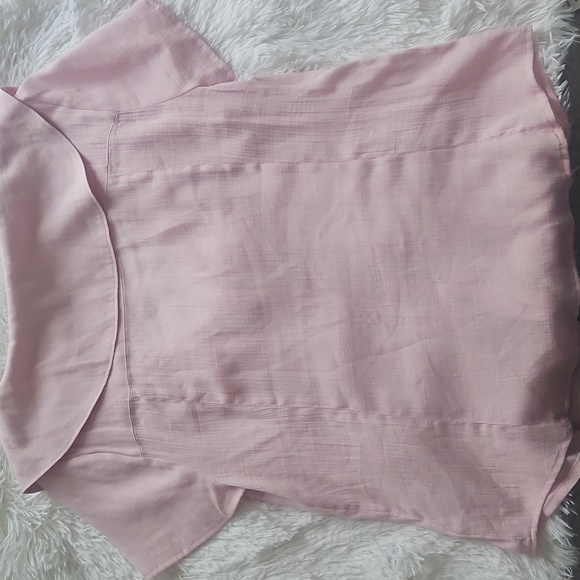 MAEVE ANTROPOLOGIE Pink Button-Up Women's Top - Picture 4 of 4